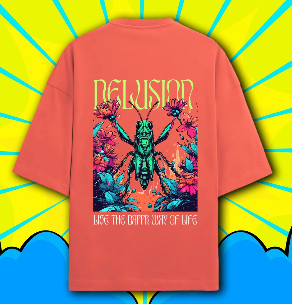 Dappr Delusion T-shirt | 100% Cotton, 240 GSM